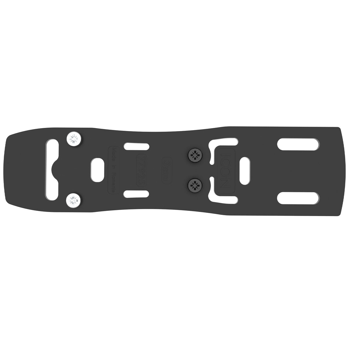 Atomic 1x2 Distance Plate Rear ICON 10/12/16 3mm